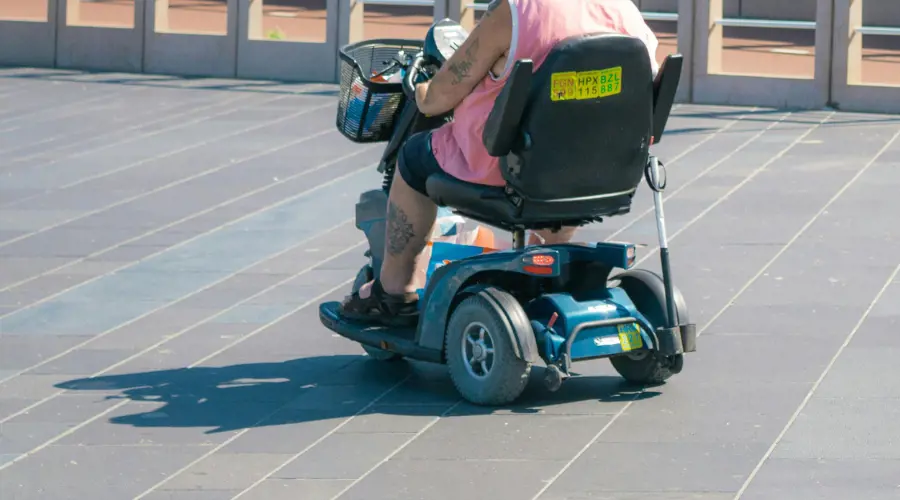 Mobility scooter charging